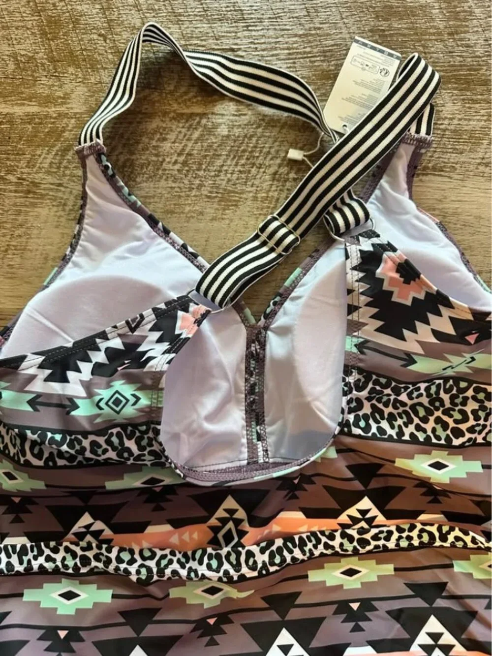 NWT Tankini/Swim shorts Swimsuit Set SZ 6